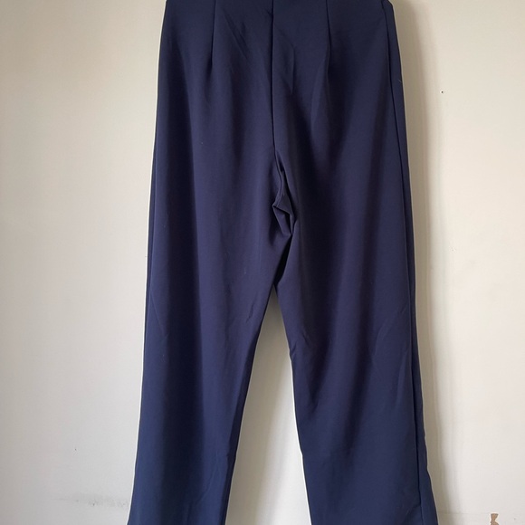 H&M Women's Dark Blue Trousers - Picture 3 of 3